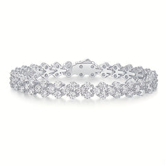 Moissanite Tennis Bracelet 925 Silver for Women