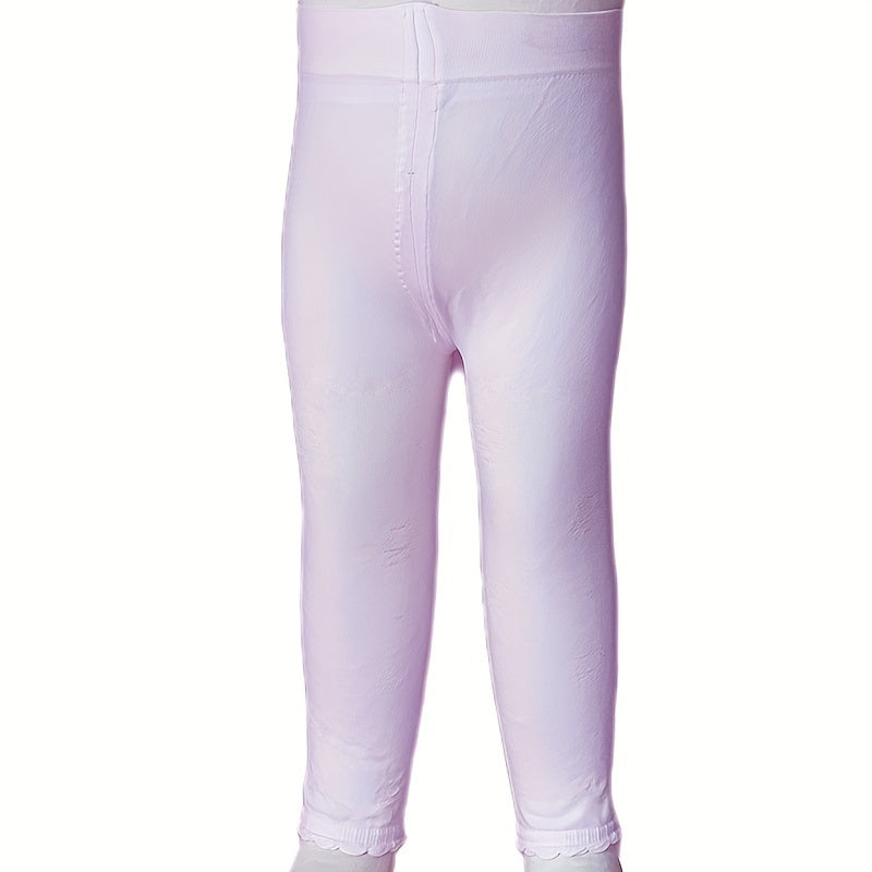 Girls Footless Tights Soft Leggings Solid Pants Kids Clothes