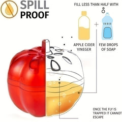 4pcs Fruit Fly Killer Trap Built-in Window Traps Indoor/Outdoor