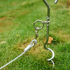 Heavy Duty Corkscrew Dog Stake for Outdoor Tie Outs