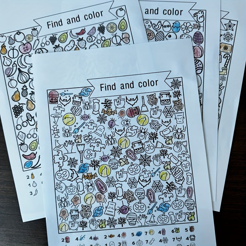Interactive Hidden Items Book for Kids - Enhance Focus & Observation