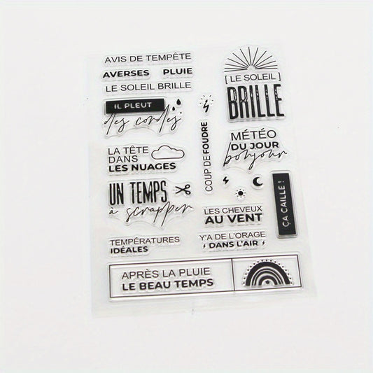 Cartoon Silicone Transparent Seal for DIY Scrapbooking