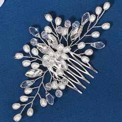 Crystal Bead Bridal Hair Comb Wedding Headpiece