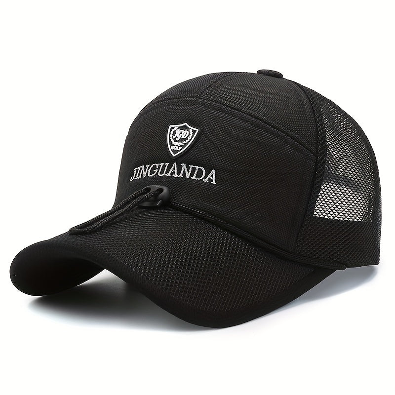 Summer Cotton Linen Men's Baseball Cap Sunscreen Fishing Cap
