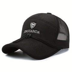 Summer Cotton Linen Men's Baseball Cap Sunscreen Fishing Cap