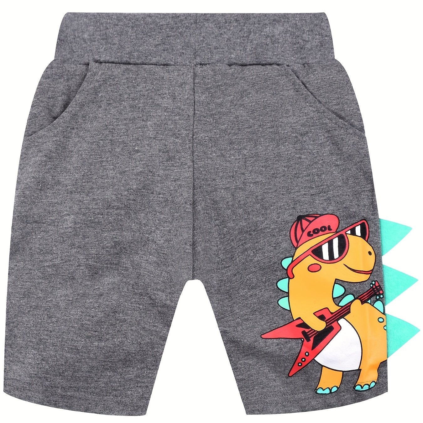 Boys Dinosaur Shorts Casual Summer Kids Clothes