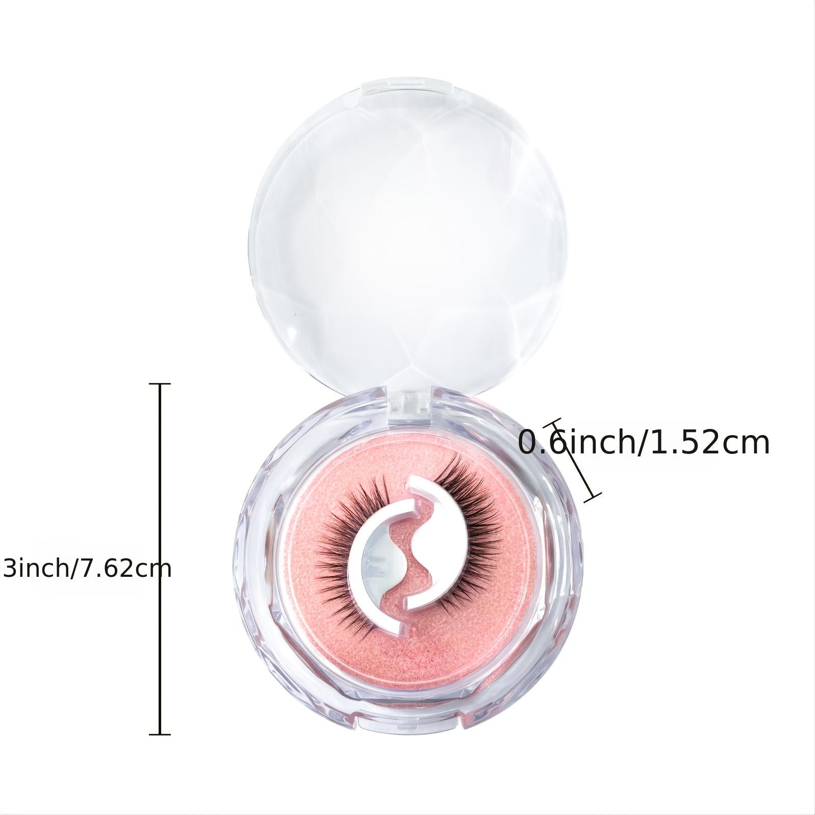 Self Adhesive Reusable Full Strip Eyelashes Thick Natural Makeup False Lashes