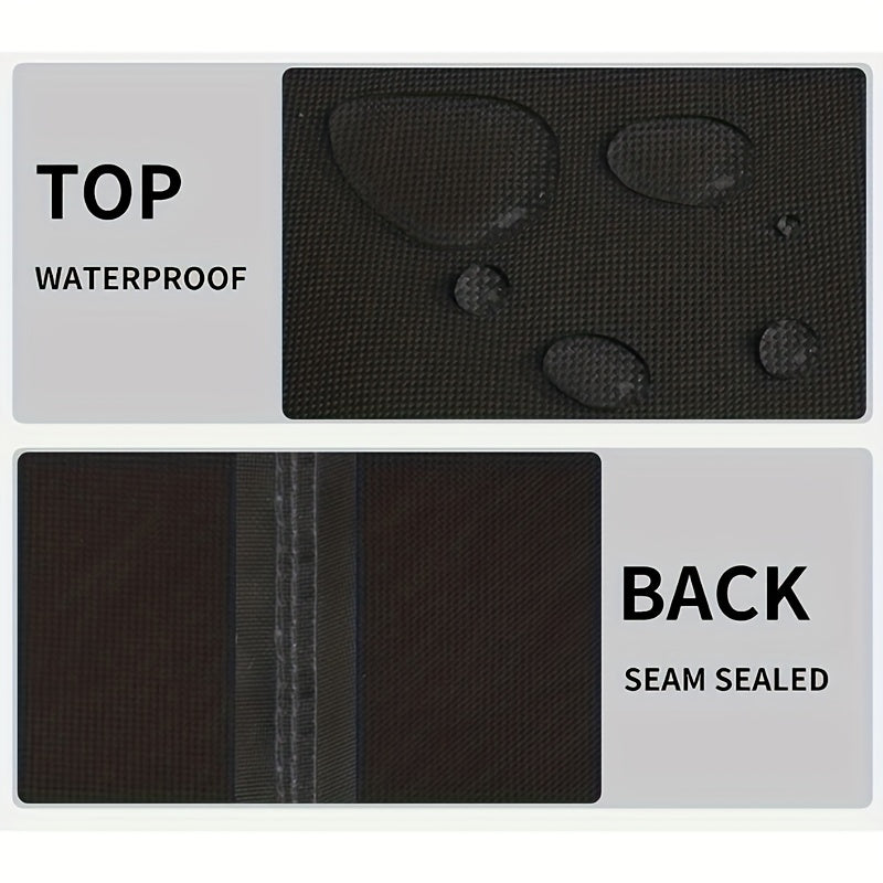 Durable 420D Oxford Fabric Square Fire Pit Cover for 71-81 Gas Fire Table
