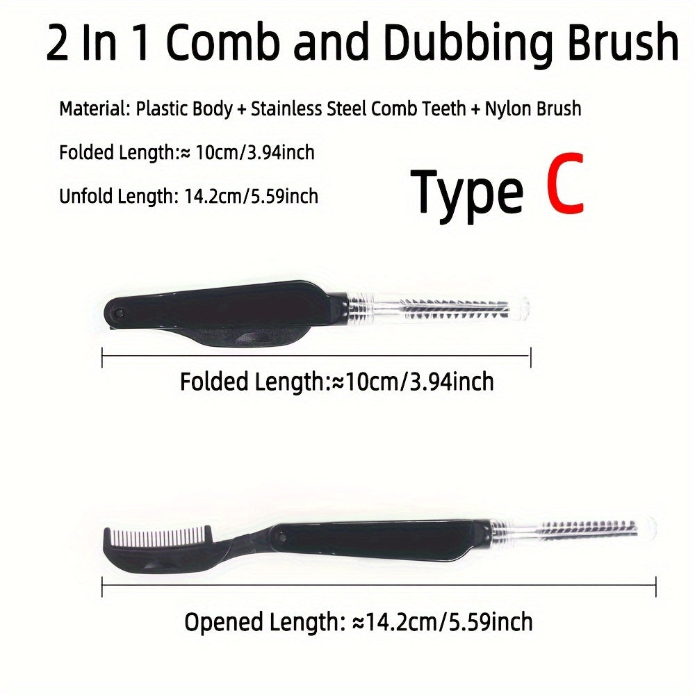 1pc Stainless Wire Fly Tying Dubbing Brush
