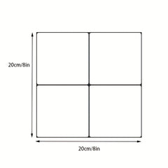 3pcs Anti-skid Bathroom Floor Paste Marble PP Environmental Adhesive