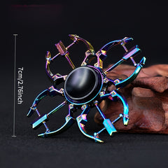 Colorful Metal Fingertip Toys - Spinning Gear Fun