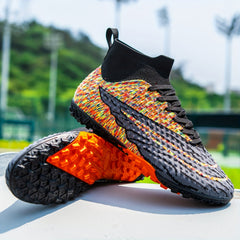 Unisex Turf Soccer Shoes Outdoor Anti-skid Wear-Resistant Breathable Shoes