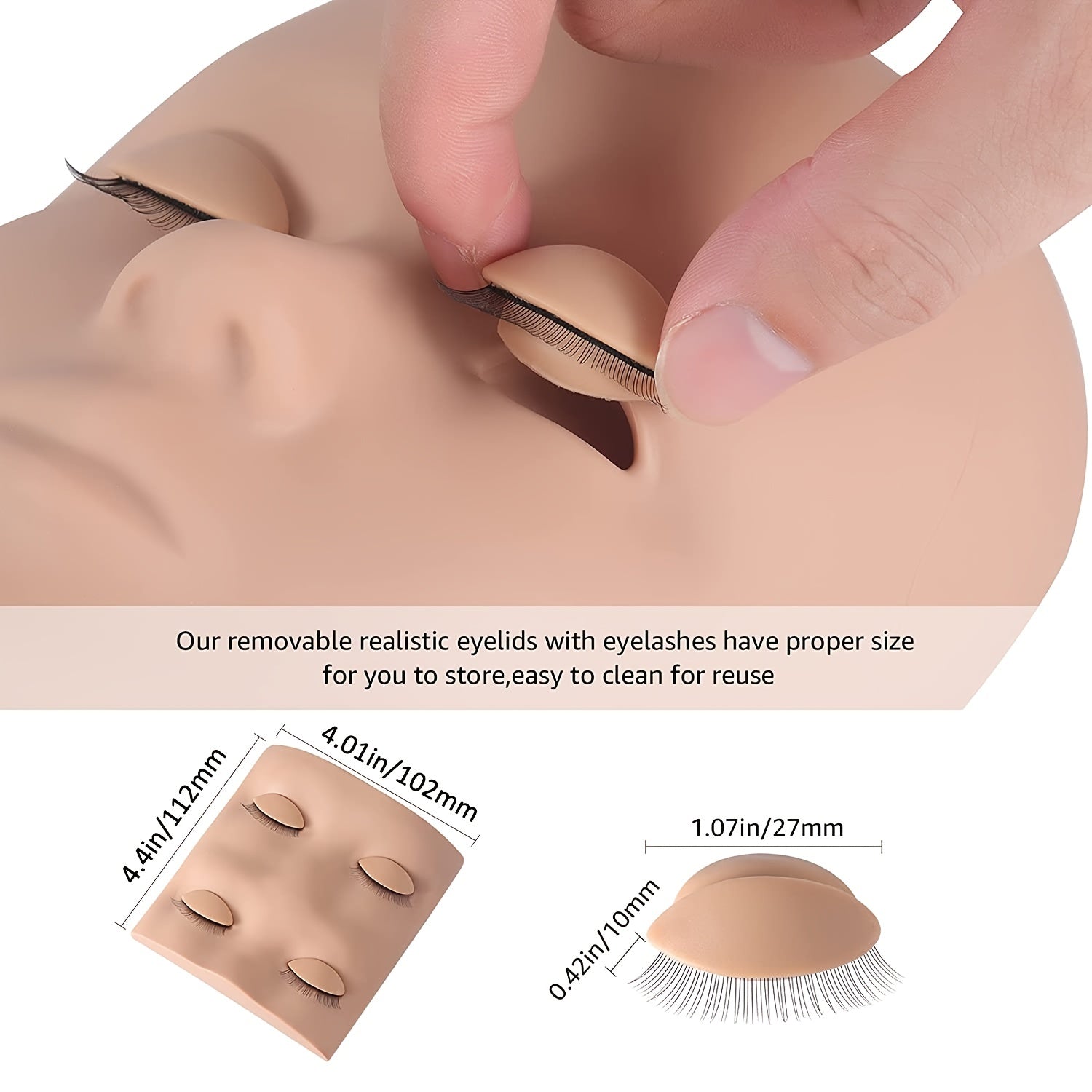 Lash Extension Training Tool x2 for Perfect Application