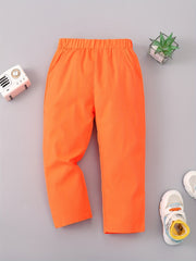 Boys Soft Solid Long Pants For Spring/Autumn