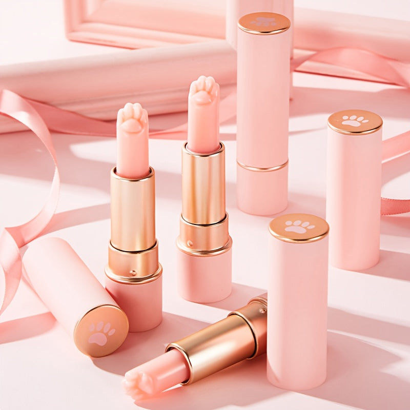 Moisturizing Lip Balm with Cat Claw Design