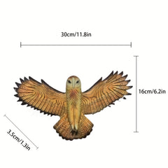 Owl Wall Decorative Ornaments Resin Craft Collectibles Home Decor