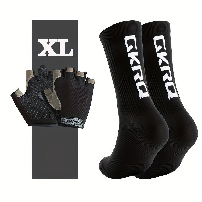 Cycling Gloves & Socks Set: Protection & Style in One