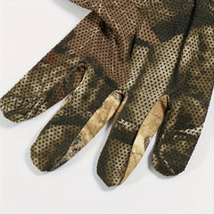 Comfortable Camo Shooting Gloves