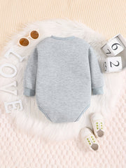 Baby Boy's Triangle Bodysuit with DADDY'S MINI Print