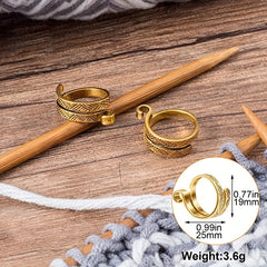 Crochet Thread Ring Webbing Jewelry Tail Ring