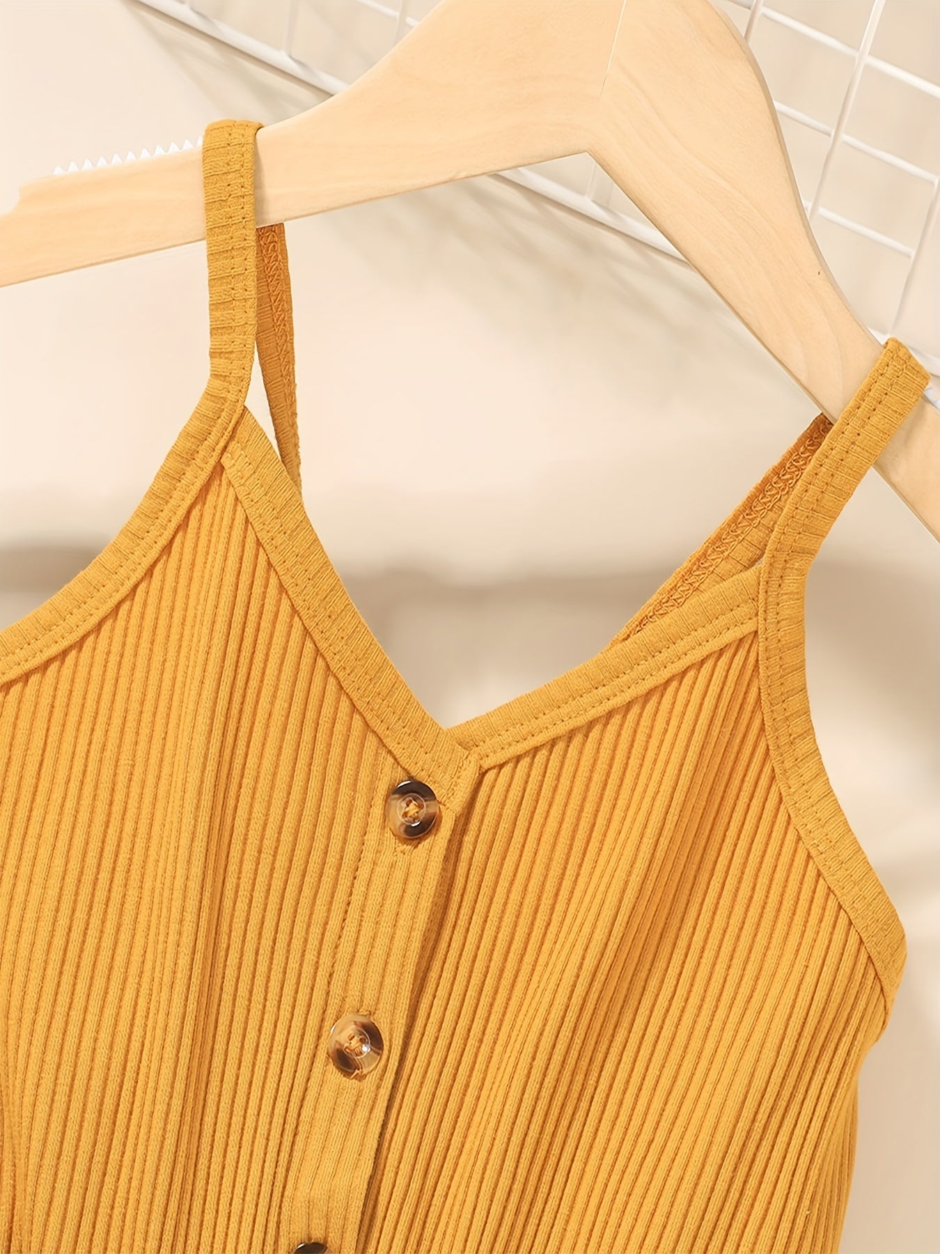 Toddler Girls Sunflower Graphic Cami Romper with Belt