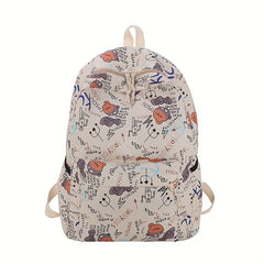 Casual Graffiti Backpack Large Capacity Travel Bag Boys Girls Bag