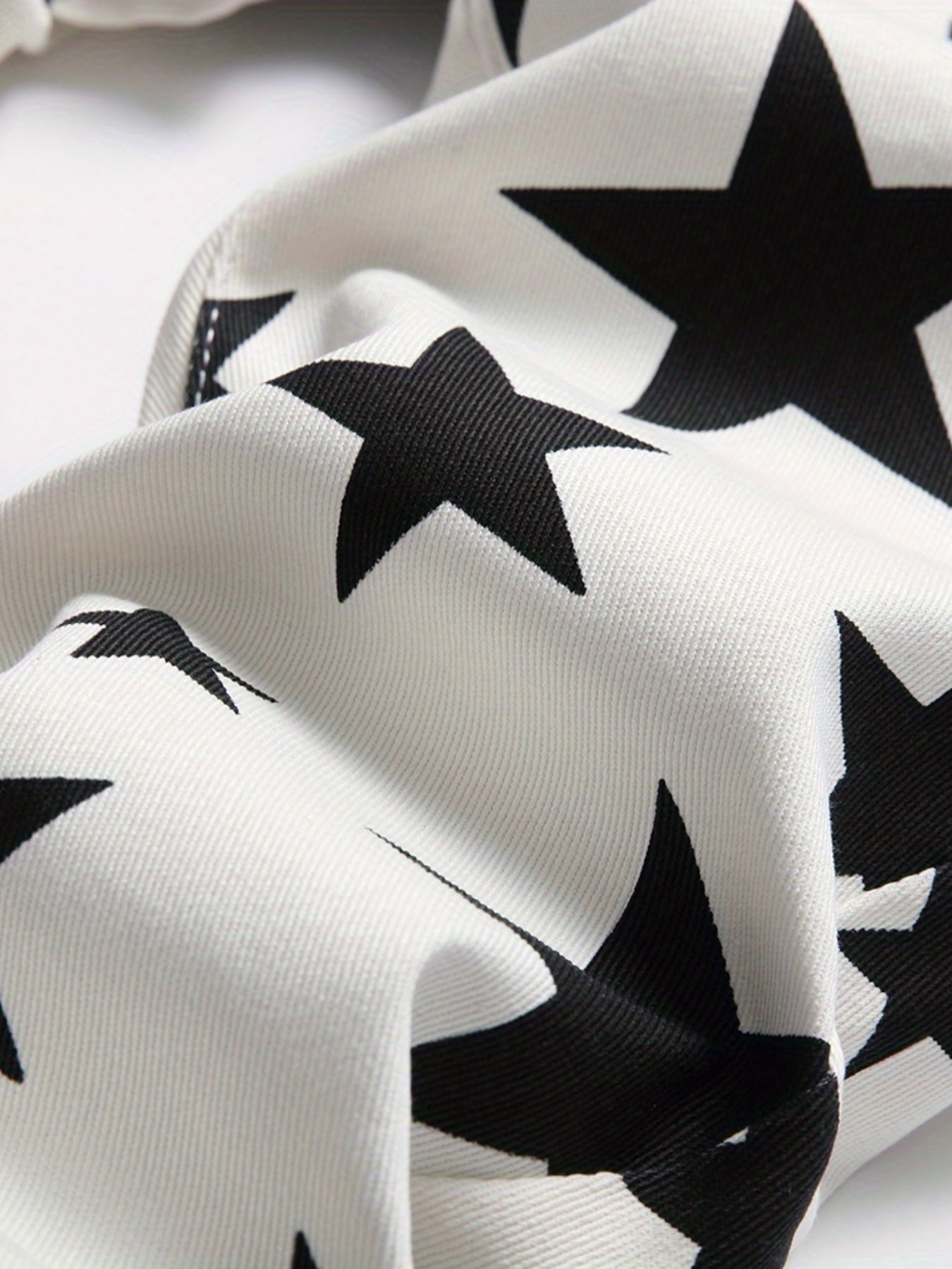 Mens Slim Fit Jeans Little Stars Pattern