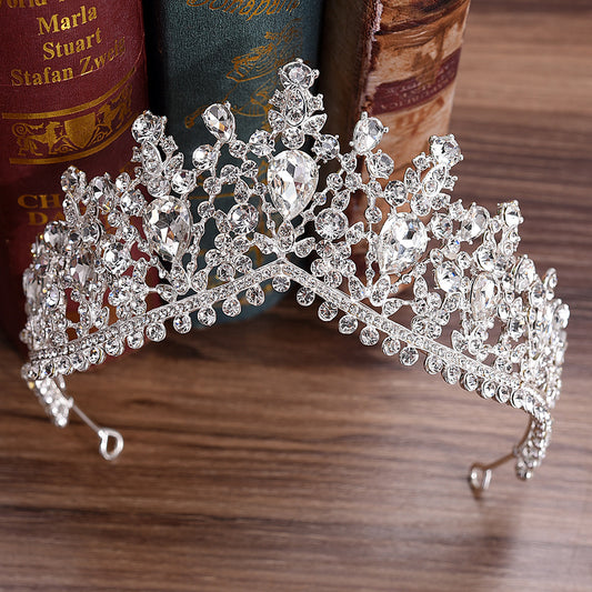 Multicolor Rhinestone Wedding Crown Tiara Bridal Accessories