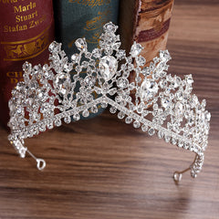 Multicolor Rhinestone Wedding Crown Tiara Bridal Accessories