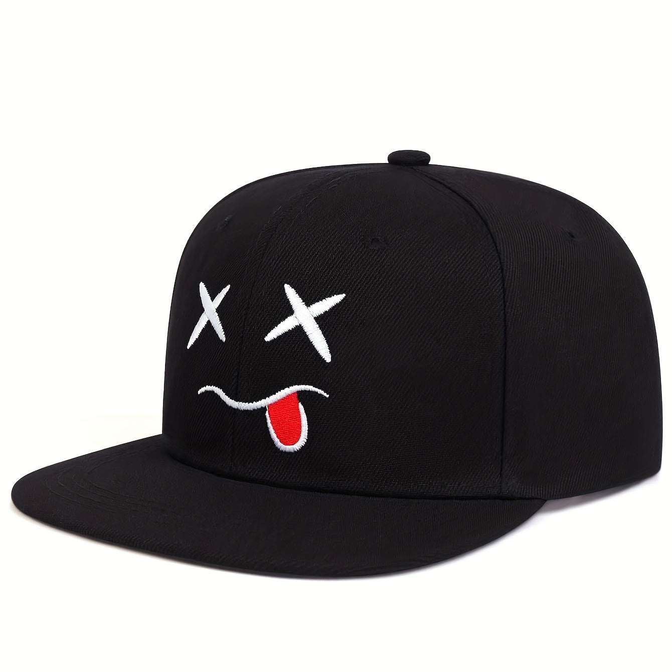 Hip Hop Snapback Hat XX Face Tongue Embroidery Baseball Cap Unisex Anime