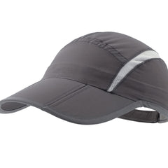 Foldable Mesh Sports Hat with Reflective Stripes for Men