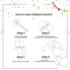 Mermaid Confetti Balloons 20pcs + 30 Clear Latex Balloons