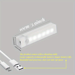 LED Motion Sensor Cabinet Light USB Rechargeable Kitchen Lights