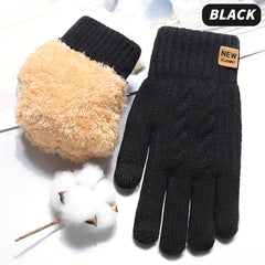Winter Touch Screen Waterproof Knit Gloves for Men Women Anti Slip Thermal Warm