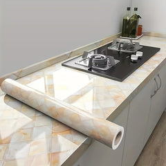 Marble Self adhesive Waterproof Wallpaper for Furniture Renovation