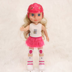 Belinda 14-Inch Remote Control Skating Doll Music No Voice 4 AA Batteries 2 A