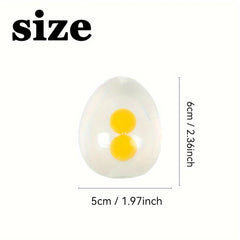 4pcs Double Egg Yolk Sensory Toys for Relaxation - Perfect Easter Chris
