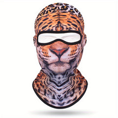 3D Animal Pattern Cap Mask Balaclava Sun Protection Quick Drying Headgear