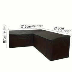 Outdoor L Shape Furniture Cover - Sunscreen Sofa Protector