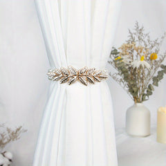 Faux Pearl Stretch Curtain Tieback for Home Decor