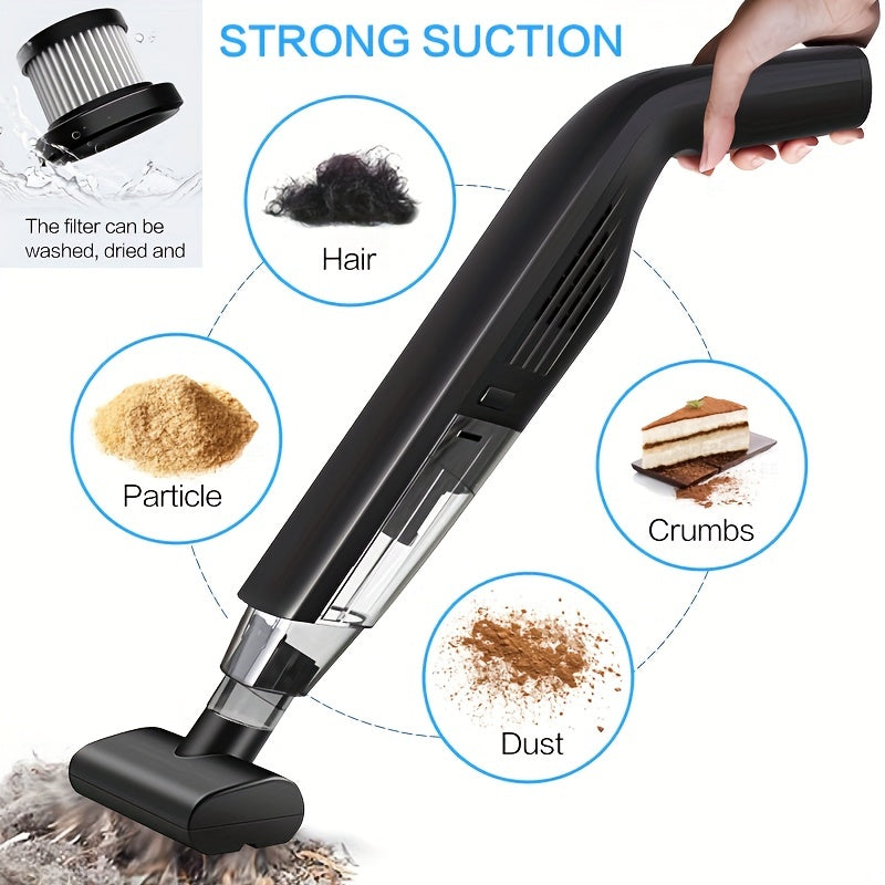 High Power Handheld Vacuum Cleaner Car Home Wet Dry Dual use
