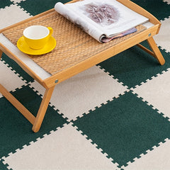6pcs Plush Puzzle Foam Floor Mat Bay Window Mat Seat Mat