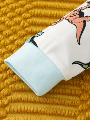 Boys Dinos Pajamas Set Long Sleeves Tops & Bottoms Comfort Cozy