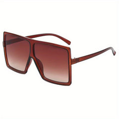 Men's Vintage Square Frame Sunglasses for Holiday Party