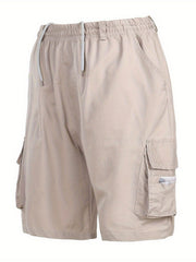Men's Casual Loose Fit Cargo Shorts with Pockets for Summer