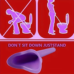 3pcs Portable Urinal for Women Outdoor Travel Emergency