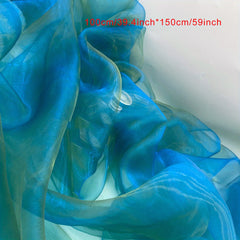 Gradient Organza Fabric for DIY Clothing Craft Hanfu Dress, 1pc