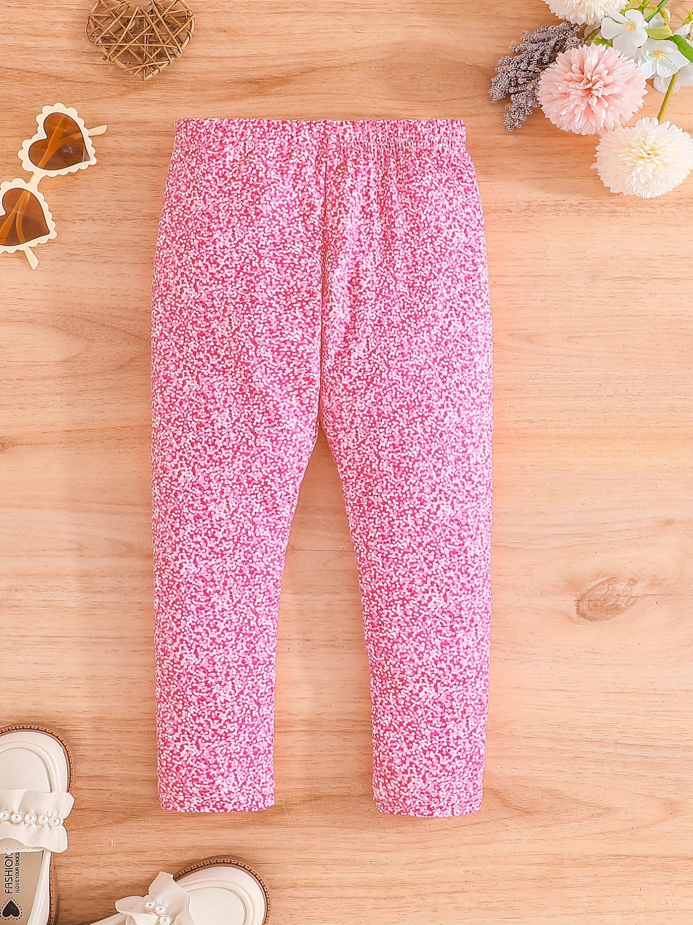 Colorful Spot Baby Girl Leggings 3pcs Set