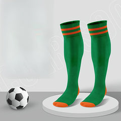 Adult Knee High Football Socks Anti-Slip Thick Sport Soccer Socks