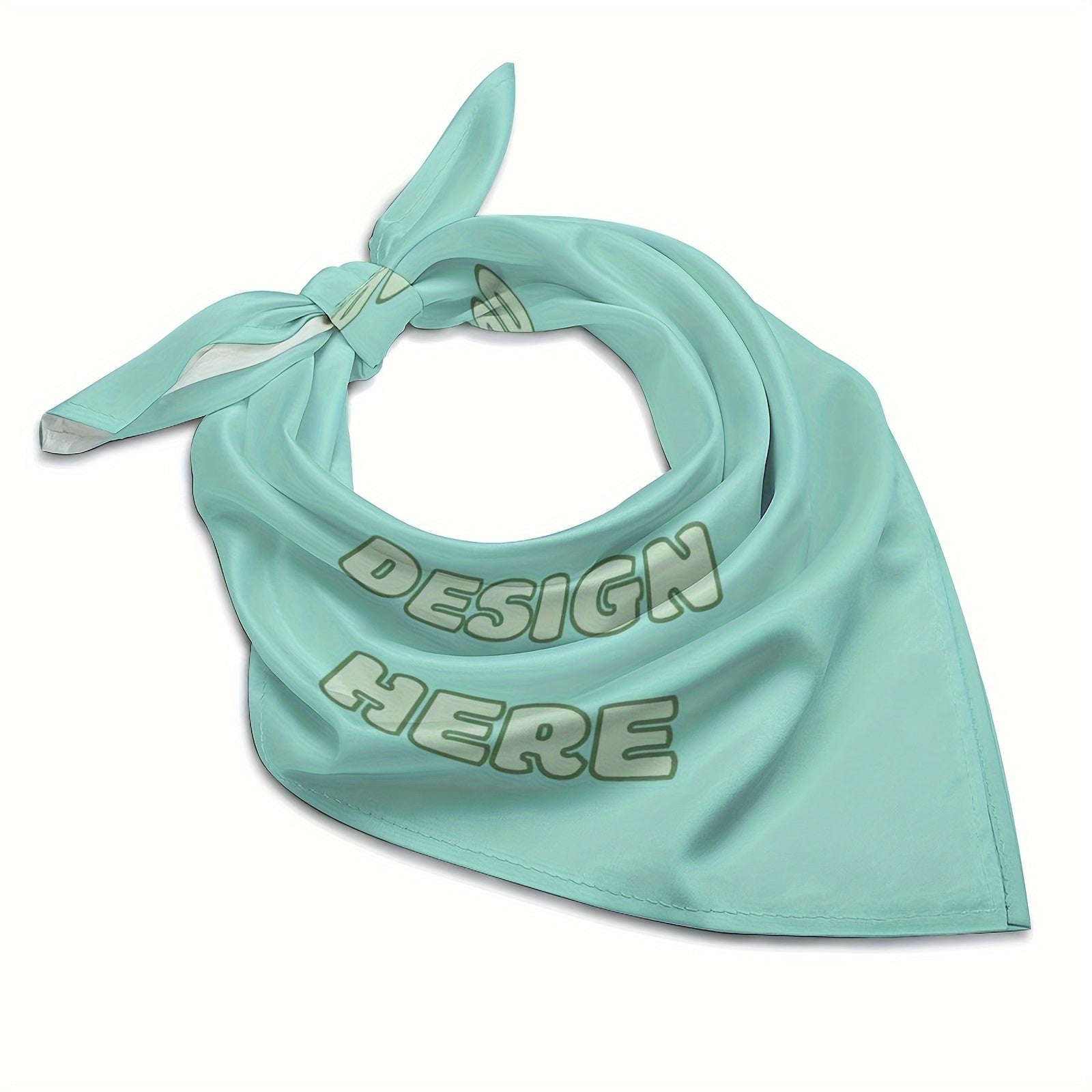 Light Silk Polyester Square Scarf - DIY Hair Accessory & Neck Scarf